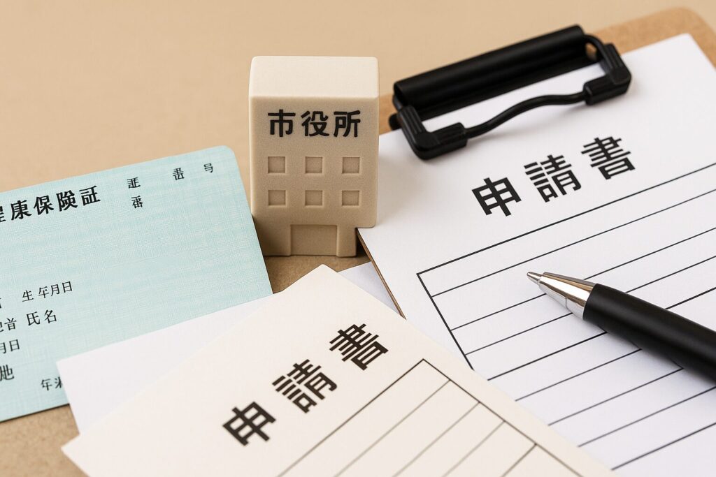 申請書などの手続き